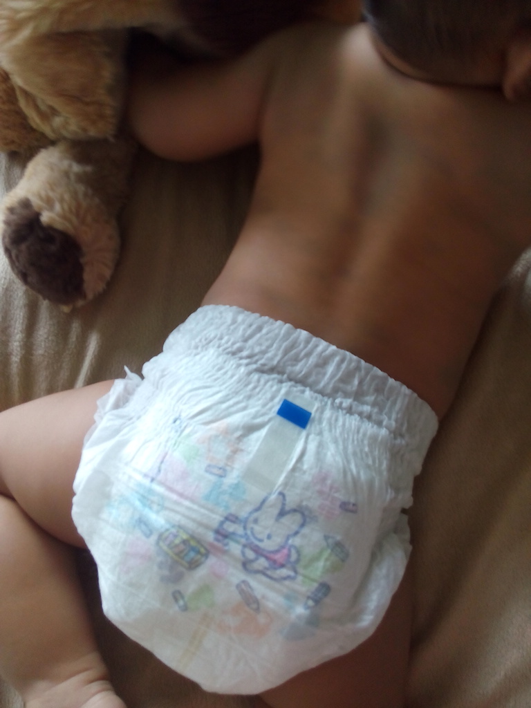 Baby diaper mess photos